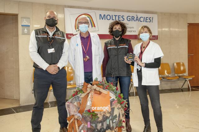 Donació d'Orange a l'Hospital de Bellvitge