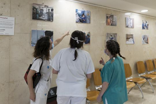 'Orgull d’hospital' la nova exposició fotogràfica sobre la pandèmia de la Covid-19 a l'HUB